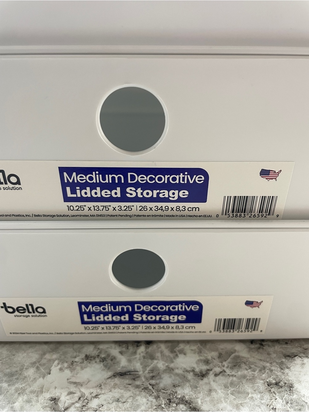 Bella Lidded Storage containers Set Of 4 - Picture 2 of 6